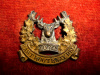 M160 & MM280 - 107th East Kootenay Regiment Collar Badge Gilt on Silver  